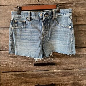 J. Crew Low-rise frayed denim short NWT SZ 25